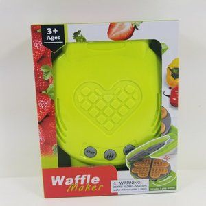 Mini Green Heart Waffle maker for kids